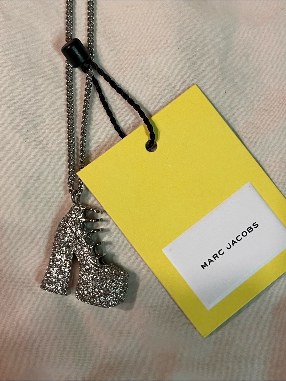 Marc Jacobs Silver Glitter Platform Shoe Necklace
NEW
Original box
$125 USD